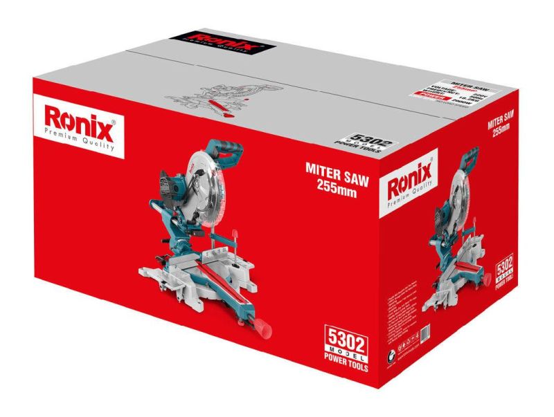 Ronix industrial Power Saw Model 5302 2000W 220V 10 Inch 255mm Electric Sliding Compound Miter Saw