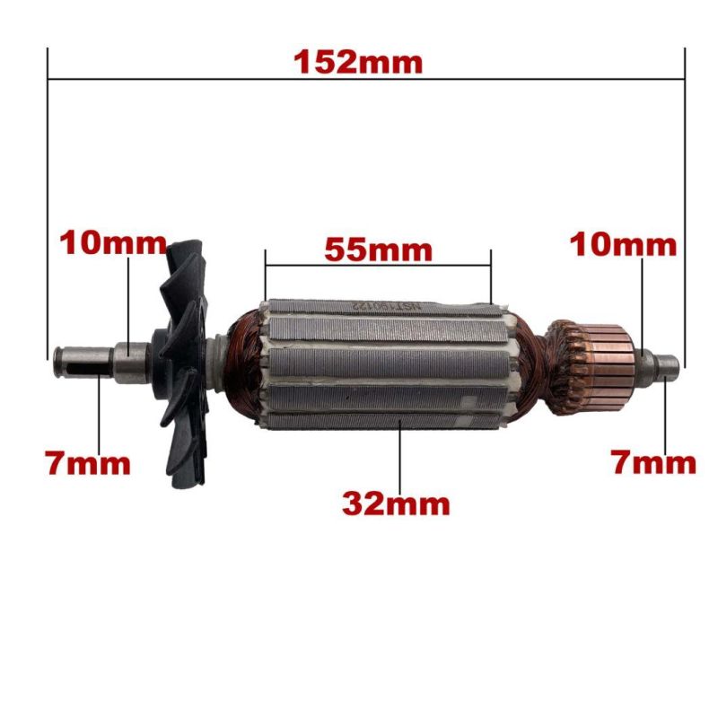 AC220V-240V Armature Rotor Anchor Replacement for Maktec Angle Grinder