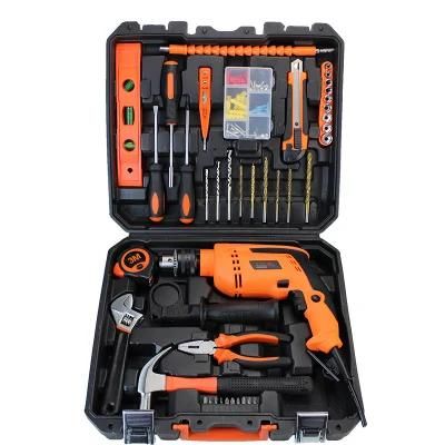 Auto Car Repair Hardware Hand Tools Kit Household Screwdriver Plier Hammer Toolbox Set Case