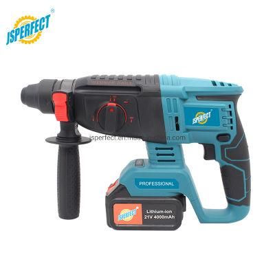 New Design SDS-Plus Cordless Brushless Rotary Hammer Drill Machine 26mm