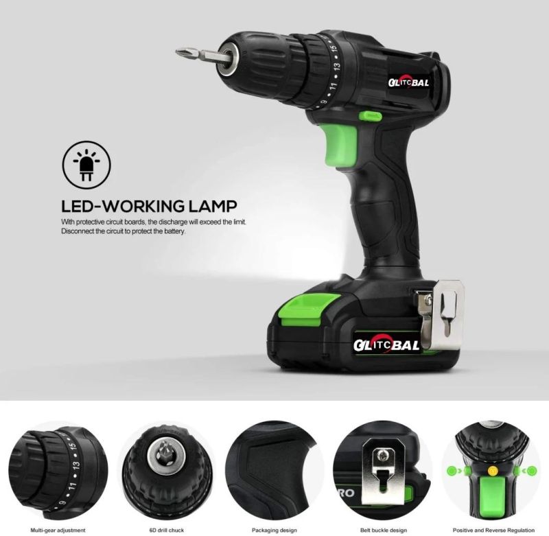 10% off-DC20V Max-Compatible-Li-ion Battery-Electric/Cordless-Power Tools-Screwdriver/Impact Drill