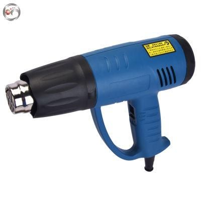 12.5 AMP Dual-Temperature Heat Gun Kit with High and Low Settingsblack and Blue