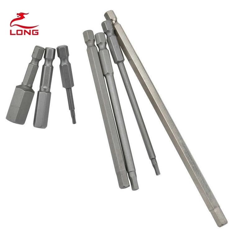 H1/4 Shank Single End Screwdriver Bits Tamper Resistant Star Bits