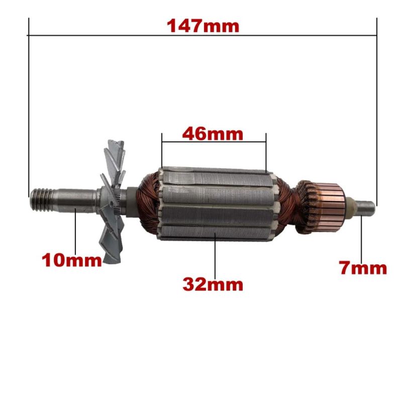 AC220V-240V Armature Rotor Anchor Replacement for Maktec Portable Planer