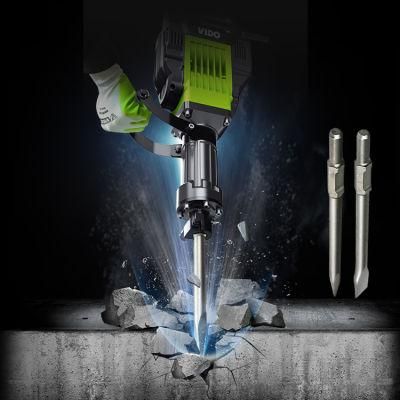 Vido Power Tools 1500W 60j 65A Jack Demolition Breaker Hammer