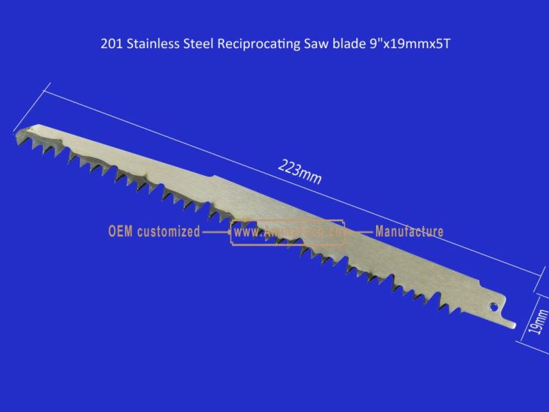 Reciprocating,201 Stainless Steel Reciprocating Saw blade 9"x19mmx5T,Power Tools,Cutting Wood