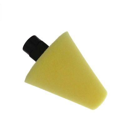 Cross-Border Supply 75mm Yellow Car Wheel Sponge Brush Polishing Disc Wheel Steel Ring Polishing Waxing Sponge Wheel