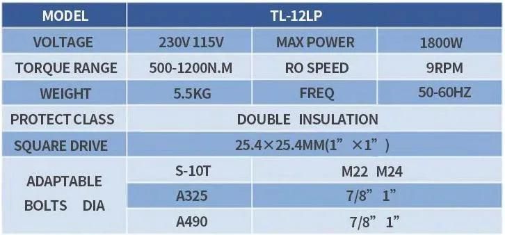 1200nm Digital Torque Wrench Can Be Tn and Tl Series