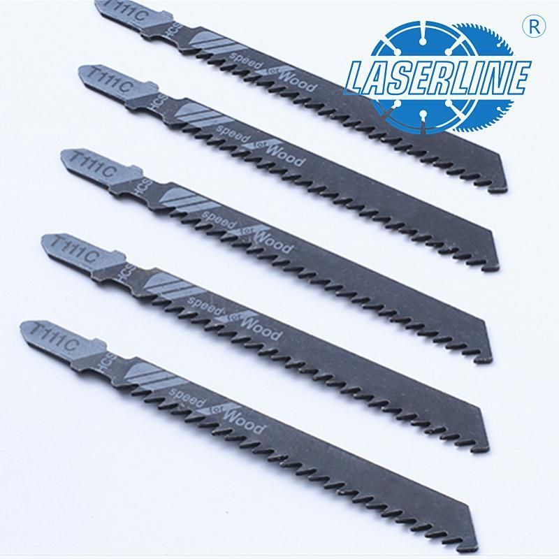 5PCS Set Hcs Jig Saw Blades for Fast Cutting Straight Cutting T111c
