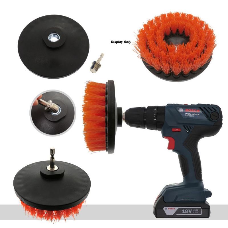 5 Inch M14 Orange Hollow Electric Drill Brush Disc Brush Cleaning Brush