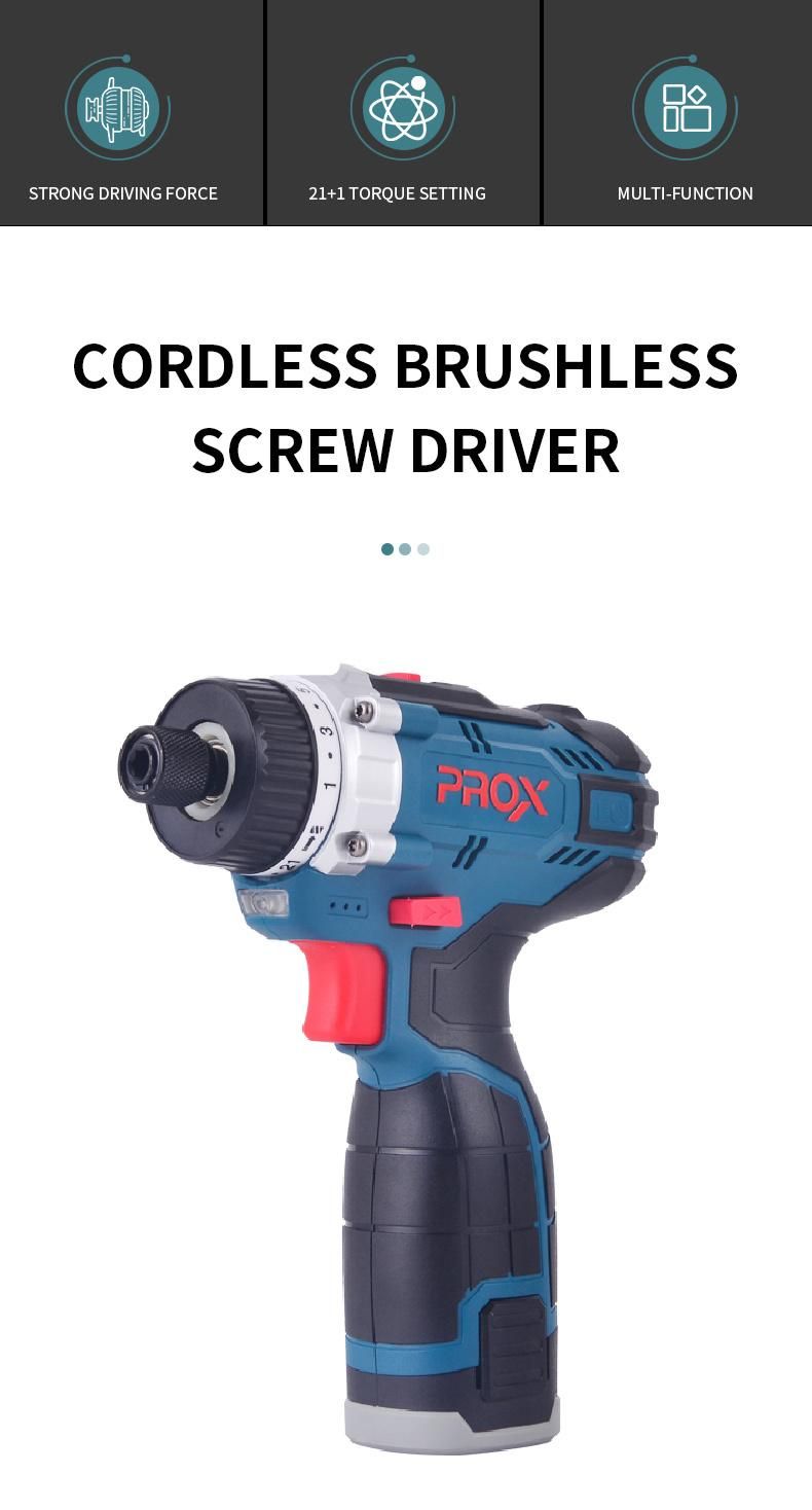 Prox High Energy Two Speed Li-ion Cordless Brushless Screwdriver 516s