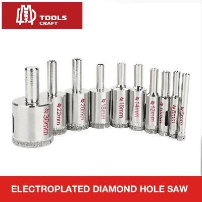 Electroplated Diamond Drill Bit Hole Saw Core Glass, Marble, Granite, Ceramic Porcelain Tiles