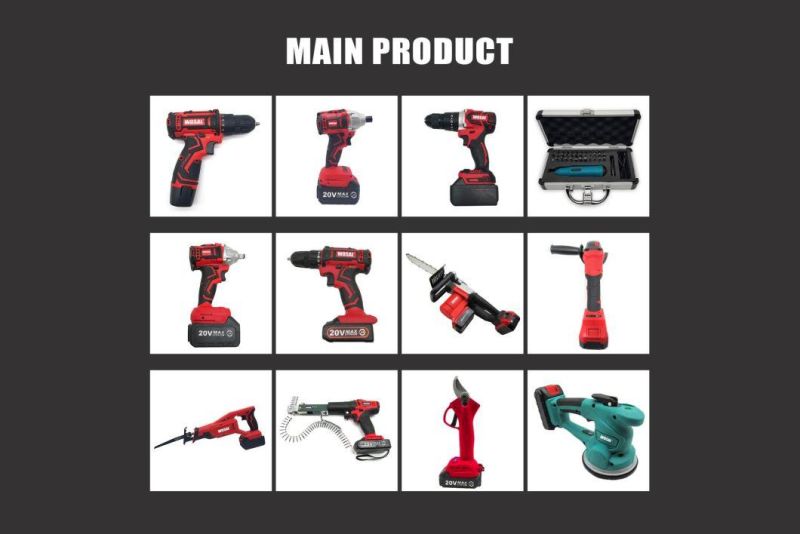China Factory Supply Househand Wood Metal Hand Cordless Drill Power Electric Tools Torque Battery Screwdriver 20V Screwdriver