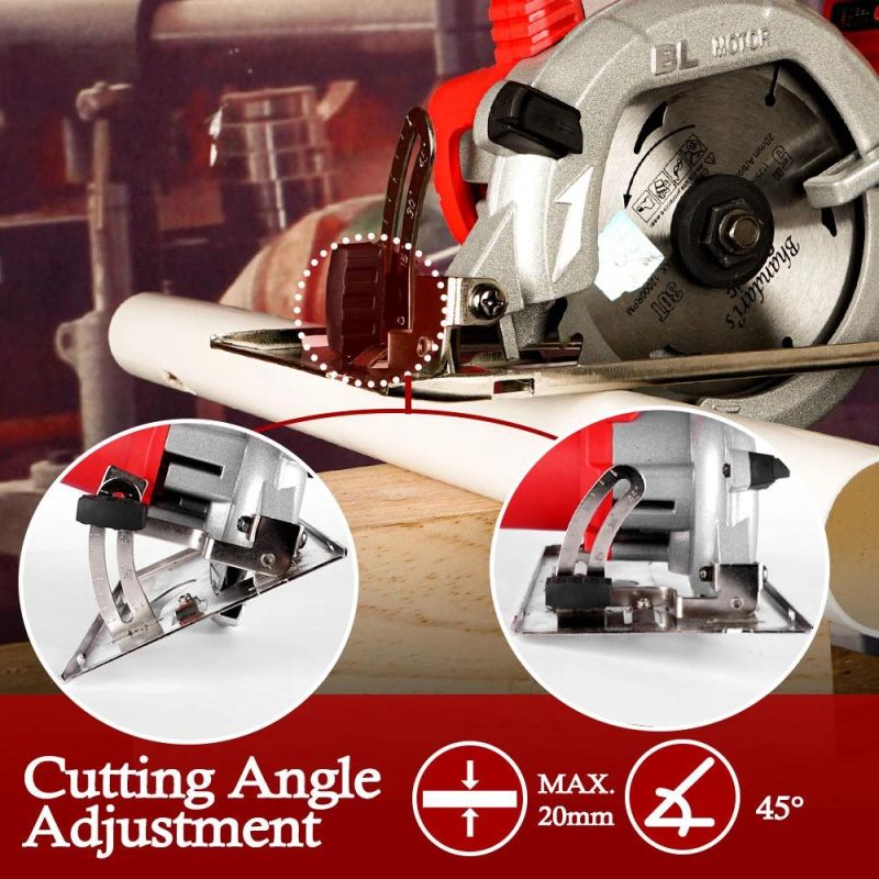 5 Inch Electric Handle Dust Passage Multifunction Cutting Machine Cordless Mini Power Tool Set Wood Saw Circular Saw