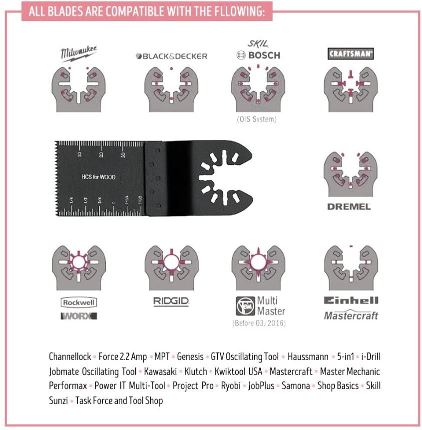 65X40mm Hcs Oscillating Multi Tools Saw Blade