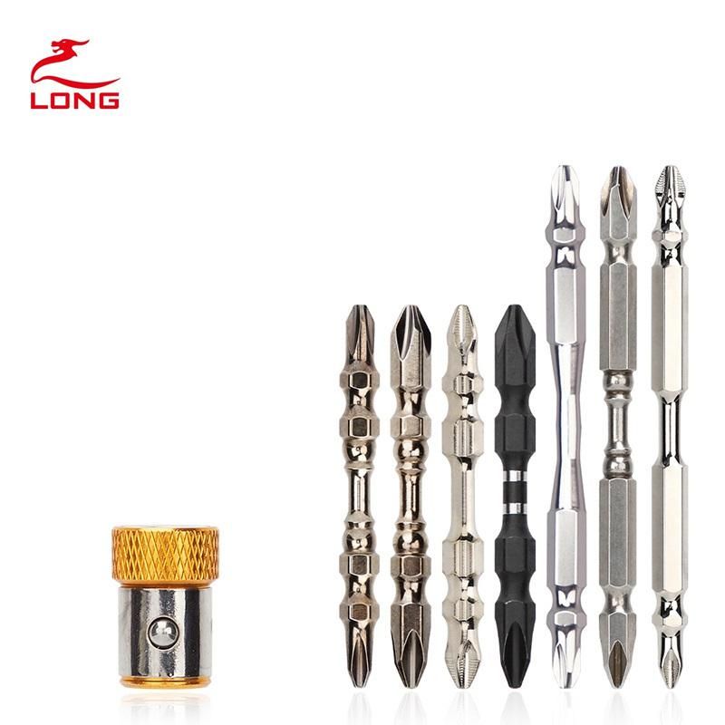 S2 Material Single End Screwdriver Bits Brown Finishing Insert Bits