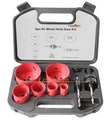 9PC Bi-Metal Hole Saw Set,Power Tools,Drill Bits