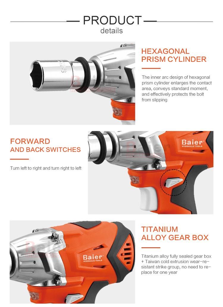 Brushless Charging Impact Spanner Strong Power