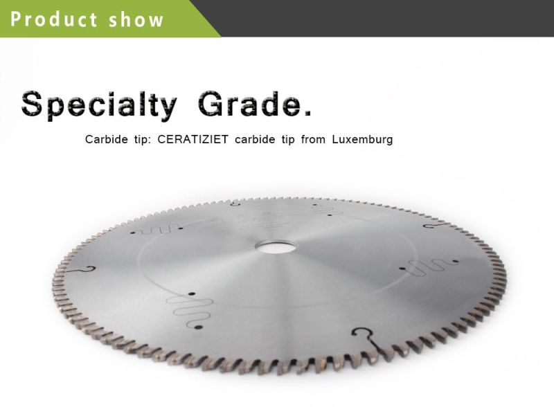 10 Inch Aluminum Cutting Tct Carbide Circular Saw Blade for Aluminum Pipe