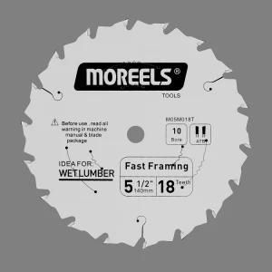 5-1/2 Inch 140mm Circular Saw Blade for Fast Framing Purpose