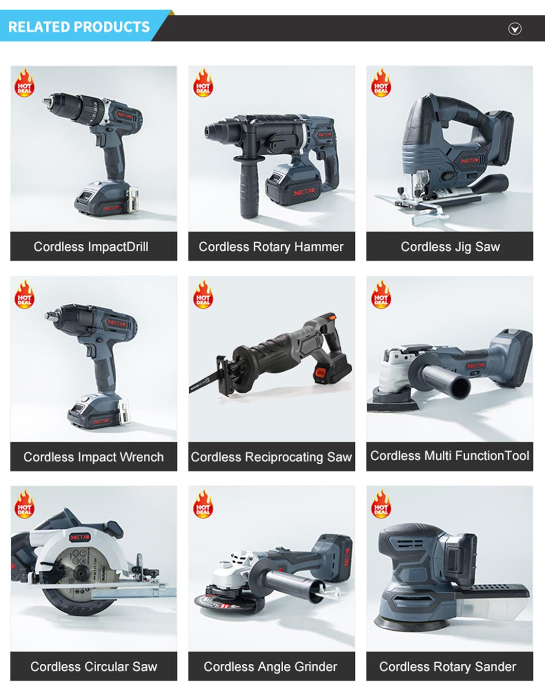 Metalwell 18V Li-ion 3.0ah Battery Pack 165mm Blade Size Wood Cutting Cordless Circular Saw