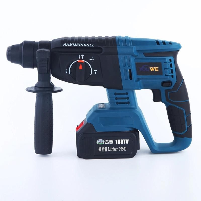 26mm Useful and Powerful 21V Li Ion Cordless Brushless DC Rotary Hammer