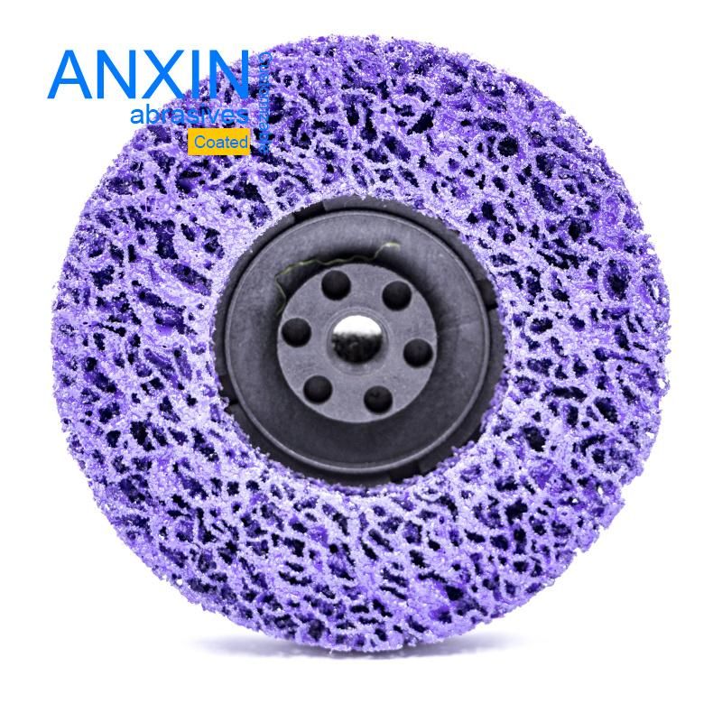 4"*M10 Purple Color Stirp It Flap Disc for Paint and Rust Polishing