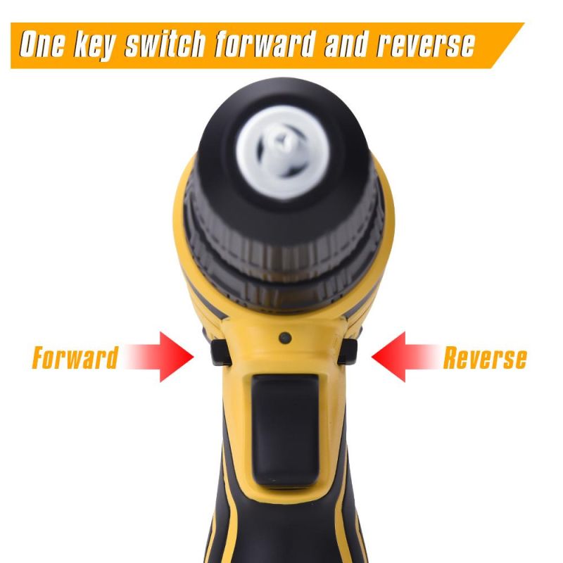 Hot Sale 12V Cordless Drill Dual Speed Power Drill Portable Power Hammer Drill
