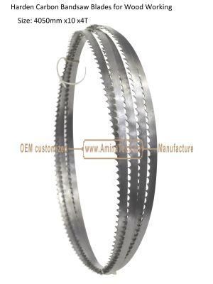Harden Carbon Band Saw Blades for Wood Working  Size: 4050mm x10 x4T