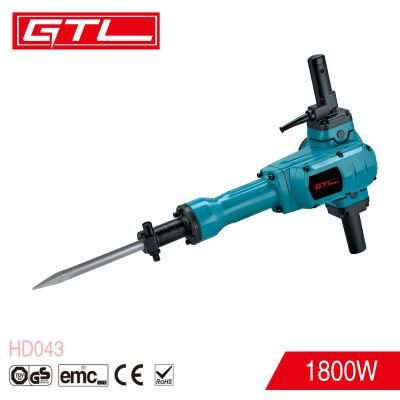 1800W Electric Concrete Breaker Hammer Demolation Hammer (HD043)