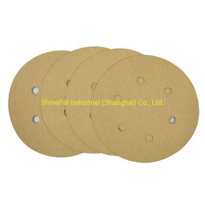 Sanding Paper Discs No Hole or 6/8 Holes Round Shape Sander Polishing Pad Sandpaper