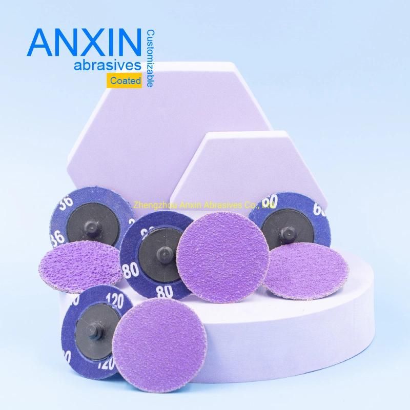 2" Ceramic Purple Quick Change Disc Factory Directly Sale