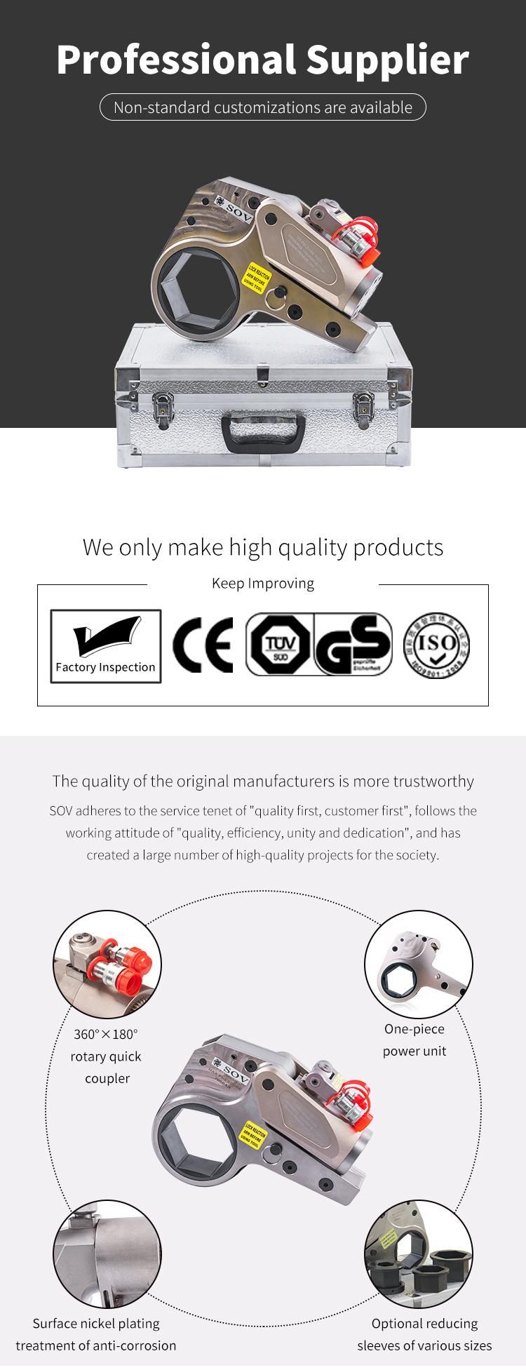 Hexagon Cassette Hydraulic Torque Wrench