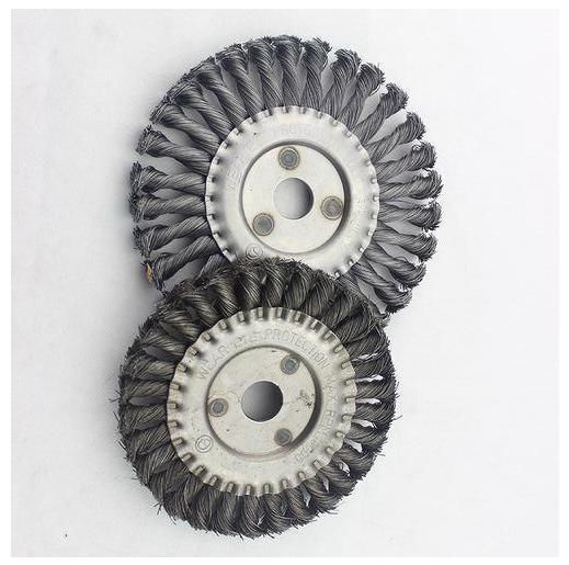 Knotted Circular Metal Wire Brush