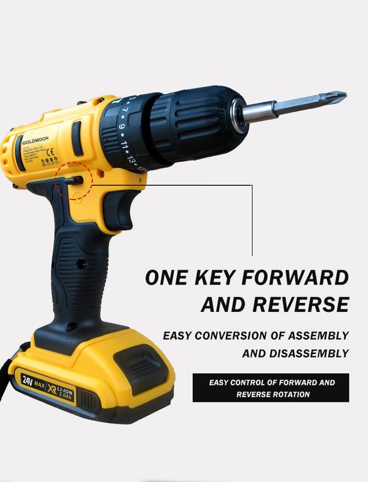 Goldmoon 3 Functions Soft Rubber Grip Brushless Motor Power Tools