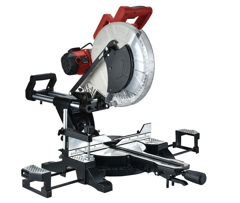 305mm 10′ ′ Big Sliding Wood Cutting Tools Aluminium Cutter Electric Miter Saw