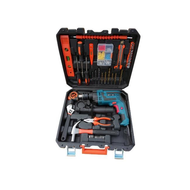 Power Tools Manufacturer Supplied Electric Hand Tools Set with Plastic Box