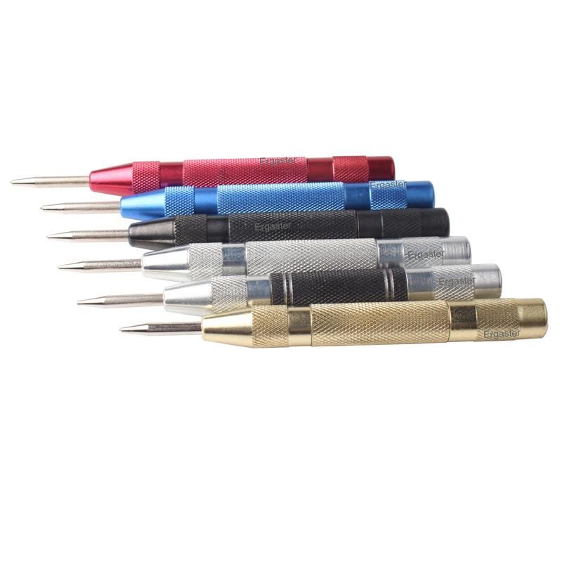 5 Inch Spring Loaded Center Punch with Adjustable Tension Window Spring Punch Hand Tool