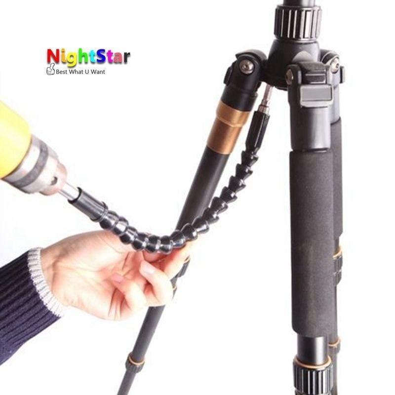295mm Flexible Shaft Bit Magnetic Screwdriver Extension Drill Bit Holder Connect Link for Electronic Drill 1/4" Hex Shank
