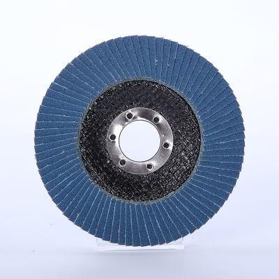 Blue Unfolded Cumet Zhejiang Jinhua Ceramic Flap Disc T27/T29-115X60#