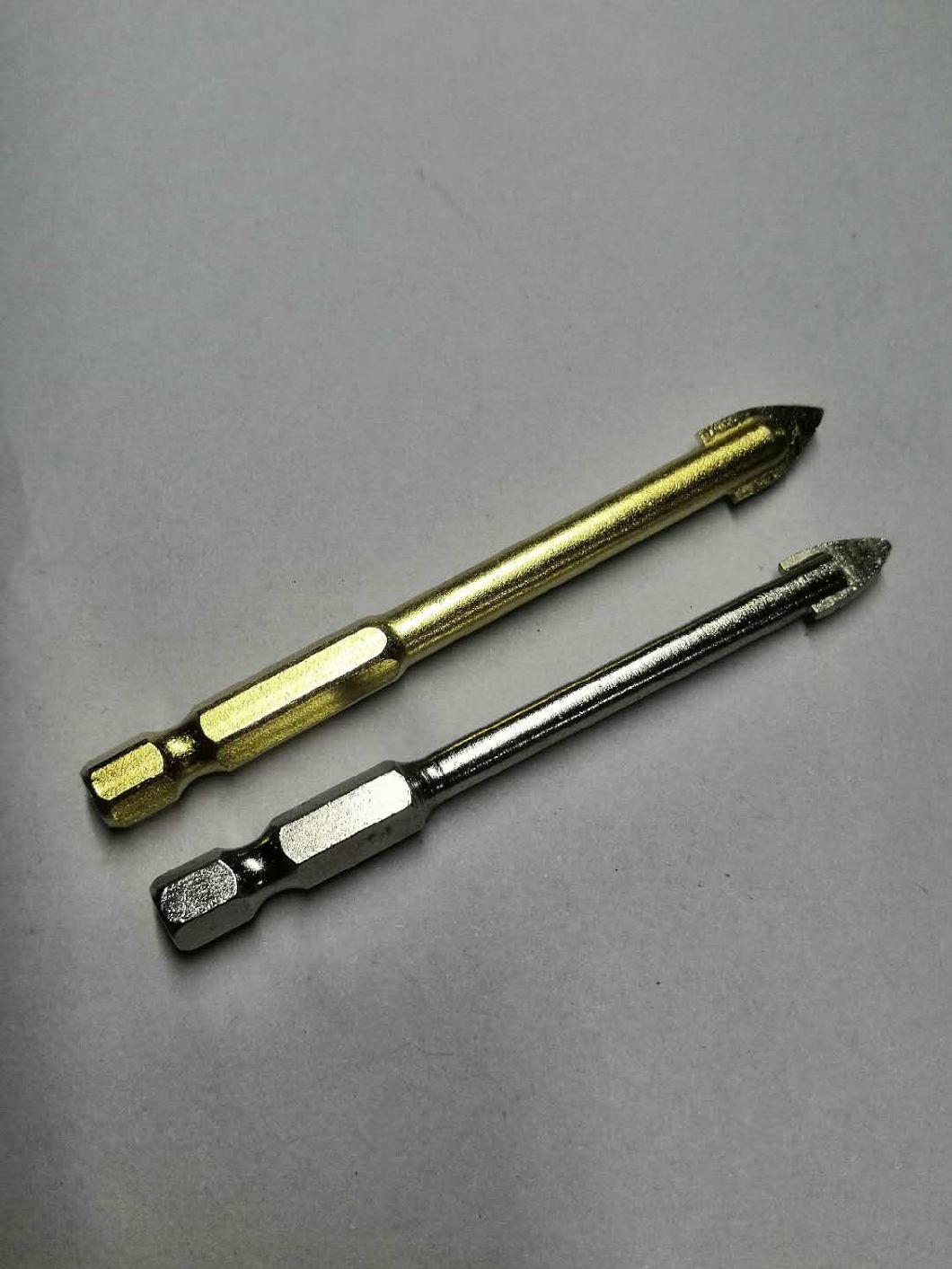 Tct Glass Drill with Hexagonal Shank 6mm