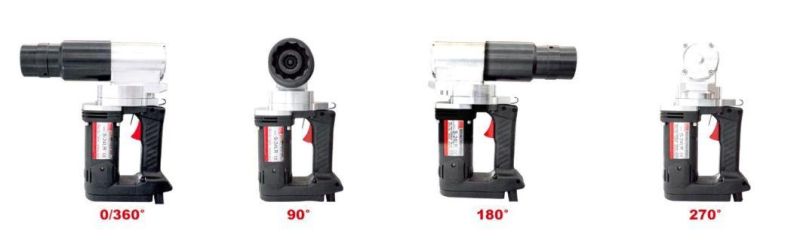 4 Direction Rotate Electric Shear Wrench Indexable