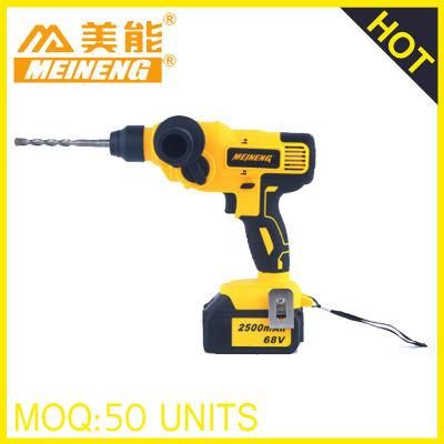 Mn-3010b Electric Portable Cordless Impact Lithium Battery Drill 68V Power Tools