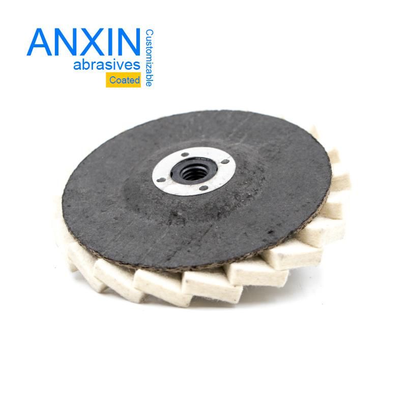 Radial Woolen Flap Disc with M10 Screw