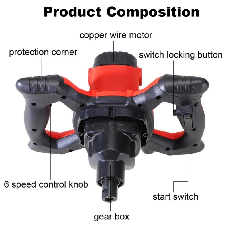 1300W Portable Hand Paint Mixer