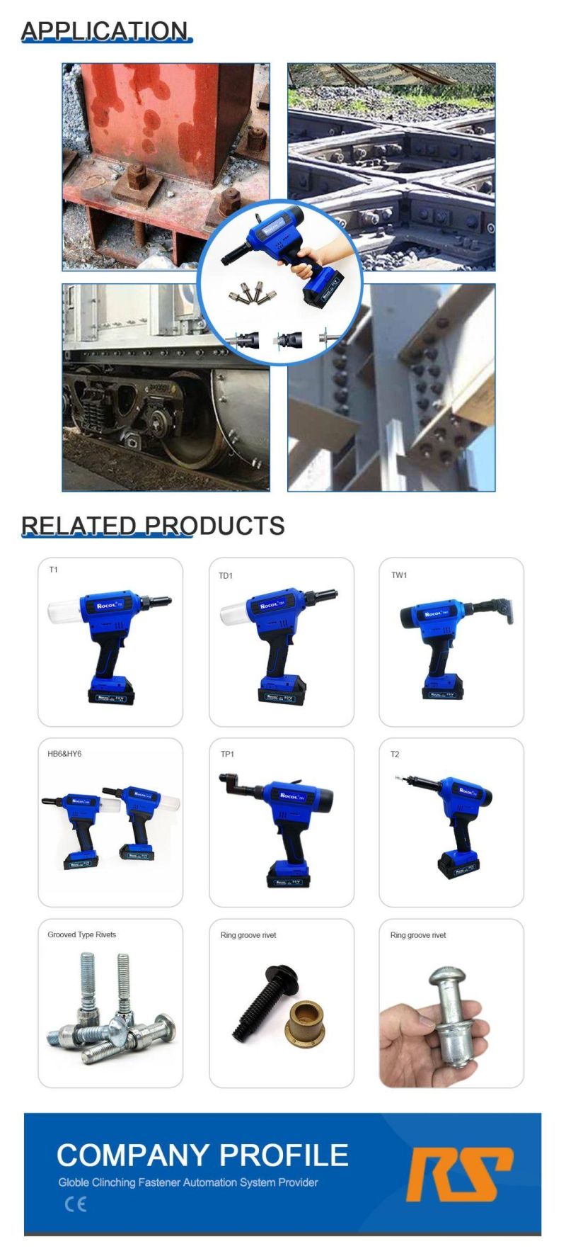 Work Capacity M3 - M12mm 20V Battery Rivet Standoff Gun