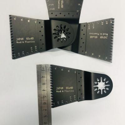 Hot Slaes 65*40mm Janan Oscillating Multi Tool Saw Blades for Wood Plastic Cutting