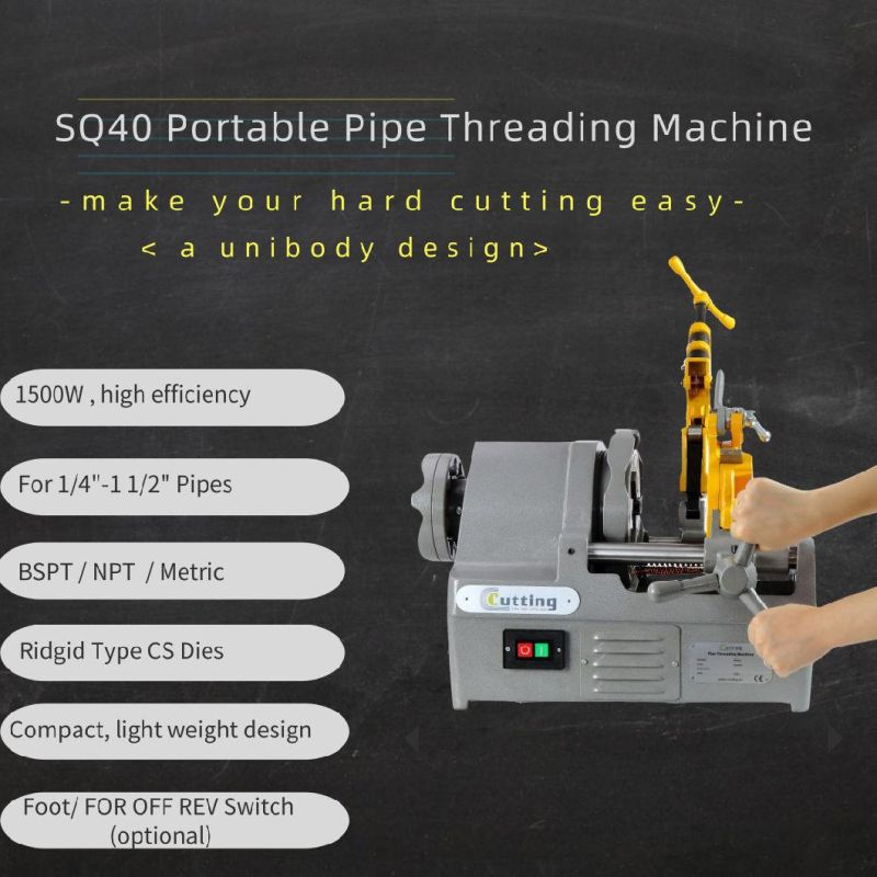 China Threading Tools Pipe Electric Pipe Threader Second Hark (SQ40)