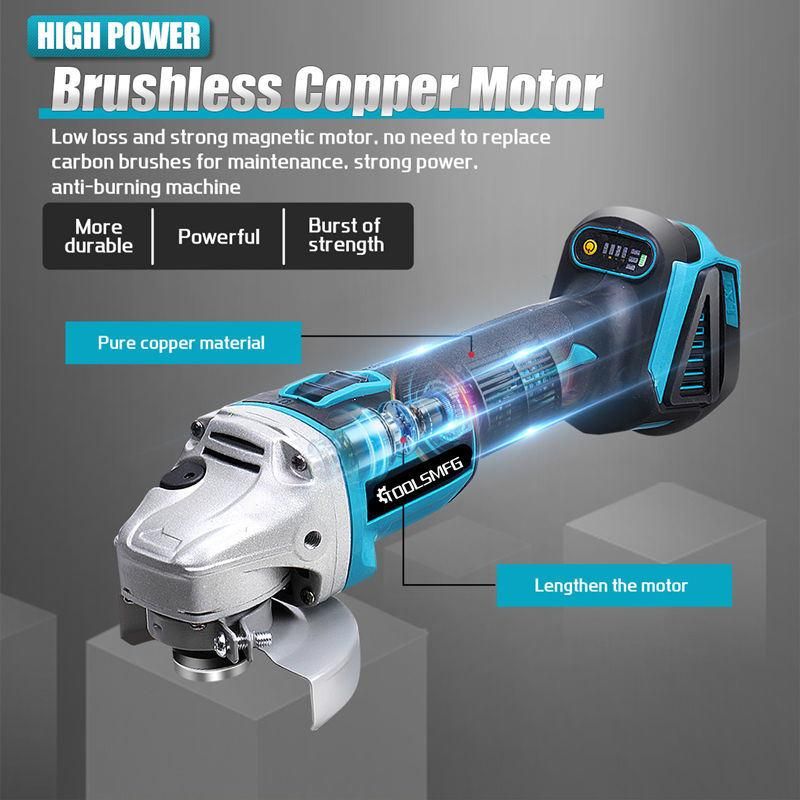 Toolsmfg 20V Brushless Cordless Electric Angle Grinder