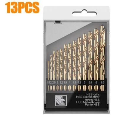 13 PCS M35 Cobalt Twist Drill Bit Set